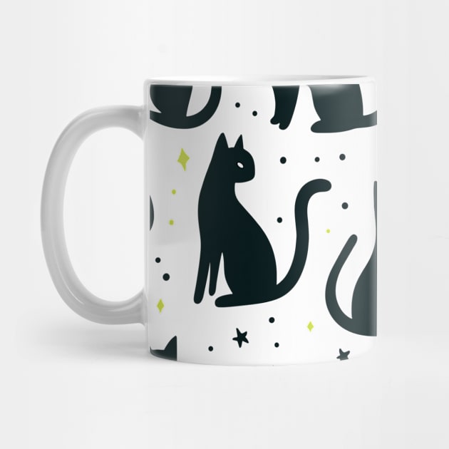 black cat pattern by ArtisticBox